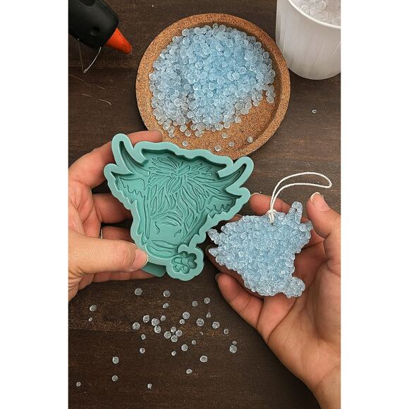 Highland Cow Silicone Freshie Mold – ABD Brand | Cute & Detailed! - Picture 4 of 6